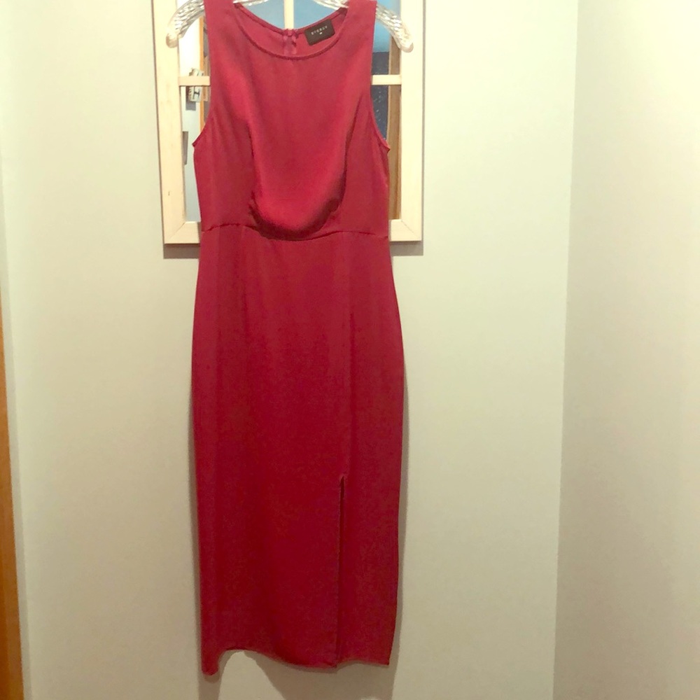 Red midi dress M/4/6